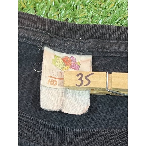 Vintage Dragon Shirt Mens Sz XL Black Luck Of The Irish Celtic Cross Goth Y2K - Picture 3 of 5